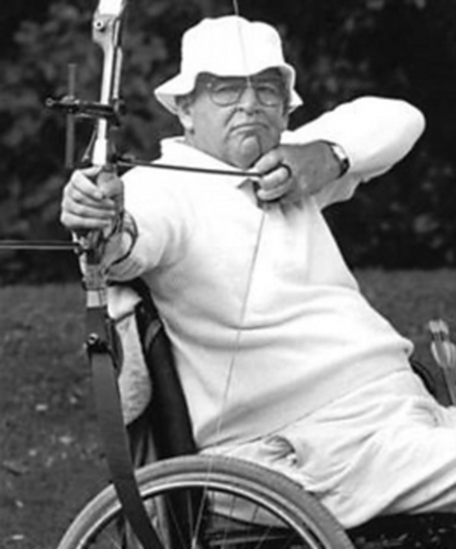 Graeme Marett competing in the FITA Gold Star Shoot Dunedin 1994